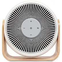 Ventilador de Mesa 2 em 1 Inteligente para Quarto com Controle Remoto e APP, SNOOZ Breez, Branco