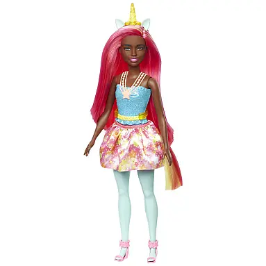Boneca Barbie Dreamtopia Unicórnio Cabelo