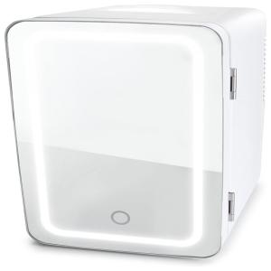 Mini Geladeira para Skincare 6 Litros com LED, 12V, 110v, BERLIN GEAR BG6100, Preto