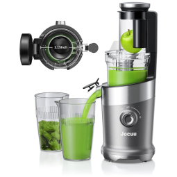 Centrífuga de Frutas, 2 Velocidades, Aço Inoxidável, 150W, 110v, JOCUU, Cinza