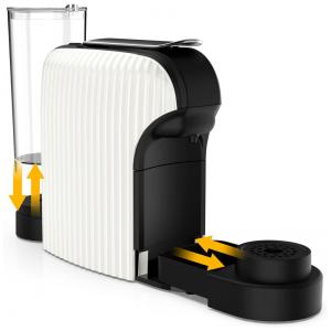 Máquina de Café Expresso 20 Bar Gretess Programável com 1 L de Capacidade, 110V Branca