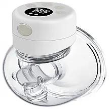 Bomba Tira Leite Unica Elétrica Portátil 2 Modos e 9 Níveis Ajustáveis de Sucção, OKELON, Branco
