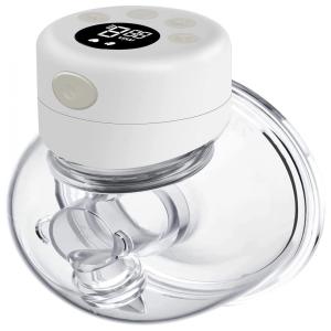 Bomba Tira Leite Unica Elétrica Portátil 2 Modos e 9 Níveis Ajustáveis de Sucção, OKELON, Branco