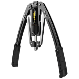 Aparelho de Musculação para Braço com Potência Hidráulica Ajustável de 18 a 200 kg, COLORCORAL, Preto