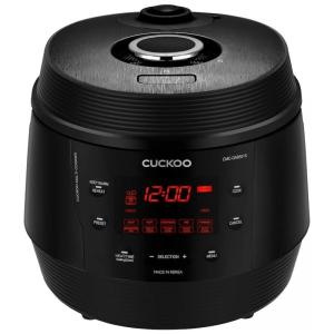 Panela Elétrica Multifuncional com Controle de Temperatura 5L, 1100W, 110v, CUCKOO CMC QAB501S, Preto