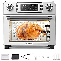 Aobosi AirFryer 22L 10 em 1 1700W, 110v, AAOBOSI Multi Function, Prateado