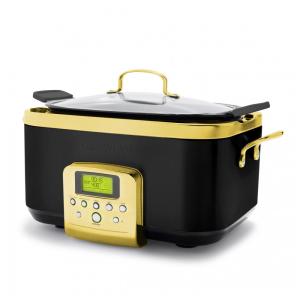MultiCooker GreenPan Elite 8 em 1 Programável 5,68 litros, Revestimento Cerâmico Antiaderente Livre de PFAS, Dourado