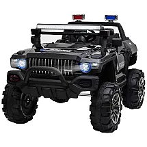Carrinho Elétrico Aosom 12V, 2 Assentos, Controle Remoto, USB, Velocidade 5 km/h, para Crianças de 3 a 7 Anos