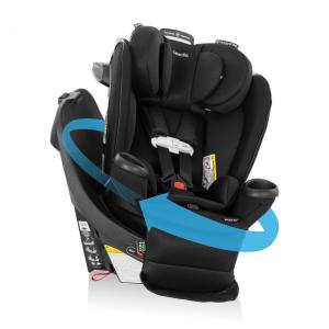 Cadeira de Carro Giratória Evenflo Gold Revolve360 Extend AllinOne com SensorSafe Preto Ônix