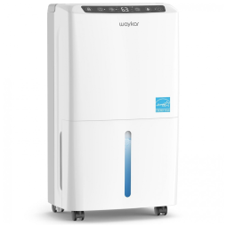 Waykar 16 litros 2025 Desumidificador de Energia Mais Eficiente Energy Star para até 204,4 m2 para Casa e porão com Drenagem Automática