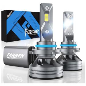 Kit Xenon Lâmpadas LED Branca 10000 Lumens 6500K 60W, 9005, HB3, 2 Peças, FAHREN THHOGHYLVW05, Cinza