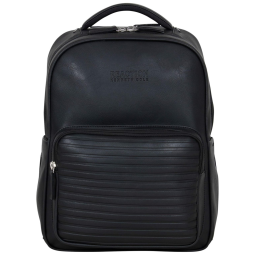 Kenneth Cole Mochila Antifurto RFID de Couro Vegano para Laptop Preto