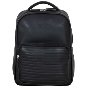 Kenneth Cole Mochila Antifurto RFID de Couro Vegano para Laptop Preto