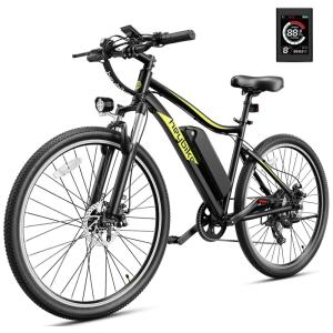 Bicicleta Elétrica Mountain Bike Heybike RM27.5 Preta | Motor 750W, Bateria 48V 10Ah, 7 Velocidades, Pneus 27.5" Anti-furo
