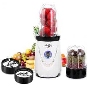 Liquidificador Portátil 500mL com Garrafa Esportiva, 110v, SANGCON, Branco