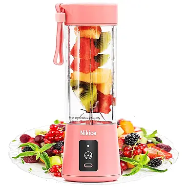 Liquidificador Portátil 380mL com Carregamento