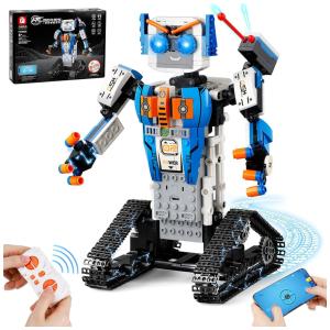 Kit de Construção 457 Peças STEM Robô Programável com Aplicativo para Crianças de 6 a 12 Anos, Serrelim