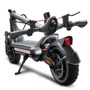 Scooter Elétrica para Adultos até 180 kg, Velocidade Máxima de 50 km/h e Alcance de 49 km com Pneus Off-Road de 26 cm