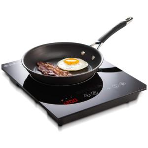 Cooktop Elétrico de Indução com Temporizador de 4 Horas, 110V 1800W, BAULIA SB816, Preto