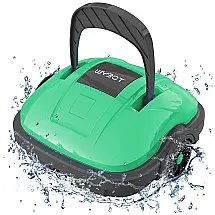 Robô Aspirador de Piscina Sem Fio WYBOT, Portas de Sucção Duplas, Ideal para Piscinas Planas até 50 m², com Motores Duplos e Estacionamento