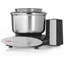 Batedeira Elétrica de Bancada 4 Velocidades em Aço Inoxidável, 110V 800W, Bosch, Preta