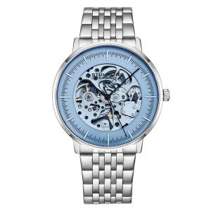 Relógio Masculino Stuhrling 3994T Automático 42mm, Prata e Azul