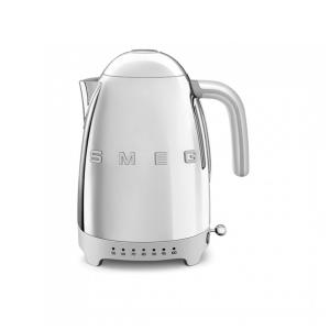 KFL04 Chaleira Elétrica 1,7L de Capacidade Aço Inoxidável, 2200W, Aço Inoxidável, 110v, SMEG KLF04SSUS, Prateado