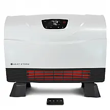 Aquecedor Infravermelho Heat Storm 47x32cm 1500W Quartzo Parede Chão 110V