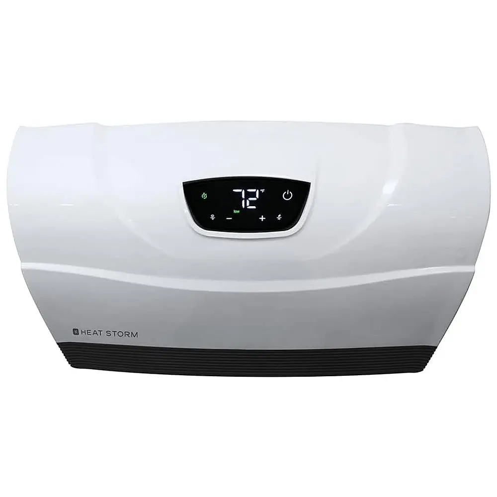 Aquecedor Infravermelho Heat Storm 47x32cm 1500W Quartzo Parede Chão 110V — foto 2