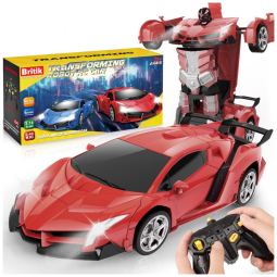 Carrinho de Controle Remoto Transformador para Crianças de 4 a 8 Anos - Britik