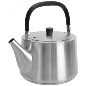 Chaleira de Chá 3.5L em Aço Inoxidável com Apito, DR.HOWS D 1, Prateado