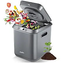 Composteira Elétrica de Cozinha 2,5L para Ambiente Interno com Filtro de Carbono Removível e Lâmina de Moagem Atualizada, 110V