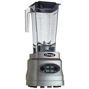 Liquidificador 1,9 Litros com 10 Velocidades e Lâminas de Aço Inoxidável, 110V 1400 W Omega, Prata