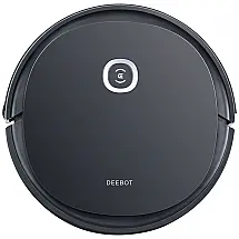 Robô Aspirador ECOVACS DEEBOT U2 2 em 1 com Esfregão Preto 110min App e Voz
