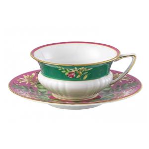 Xícara e Pires, Elegância e Sofisticação em Sua Mesa com Capacidade de 150mL e Material de Porcelana, Wedgwood 1057266, Colorido