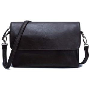 Sacos Crossbody para as Mulheres, Bolsas e Bolsas PU Leather Flap Bolsa de Ombro Mochila com 2 Alça Ajustável e Multi bolsos