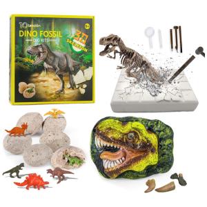 Dinosaur Fossil Kit de Escavação de Fósseis de Dinossauros para Crianças