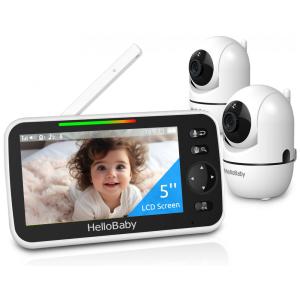 Baba Eletrônica com Conversa Bidirecional e 8 Canções de Ninar, HelloBaby HB6550, 2 Unidades