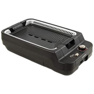 Churrasqueira Elétrica Portátil serve 4 Porções, 110v, APLUSONE, Preto