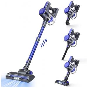 Aspirador de Pó sem Fio EICOBOT com Acessórios e Silencioso, Ideal para Pets, 110V 150W, Azul