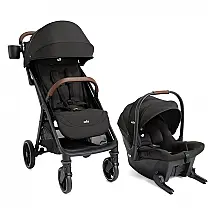 Sistema de Viagem Joie Nutmeg e Mint Latch Cinza Carrinho e Cadeirinha Recém-nascido a 1,8 kg