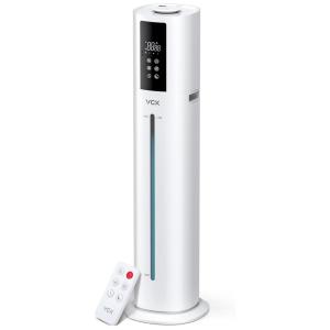 Umidificador Ultrassônico para Salas Grandes 9L com Bandeja de Óleo Essencial, Controle Remoto e Temporizador, VCK LEH007A, Branco