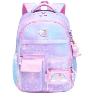Mochila Escolar Unicórnio NIWEIYA para Laptop, Cor Rosa