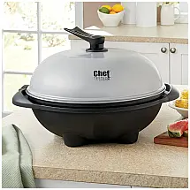 Churrasqueira elétrica interna, externa testada pelo chef por, prata, MONTGOMERY WARD