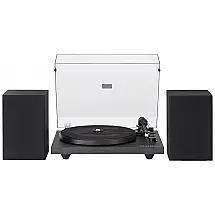 Vitrola Toca Discos Retrô com 2 Velocidades e Alto Falantes Inclusos e Amplificador Embutido, 110v, CROSLEY C62B BK, Preto