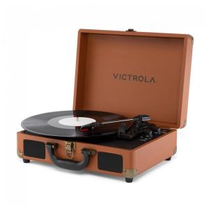Toca-discos Victrola Journey II 2025 com Bluetooth, Alto-falantes Estéreo Integrados com Graves Aprimorados, Giradiscos de 3 Velocidades,