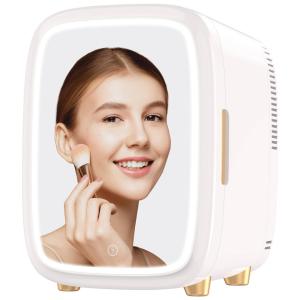 Mini Geladeira para Skincare 12 Litros com Espelho, 12V, 110v, EENOUR CC 12L, A US, Branco