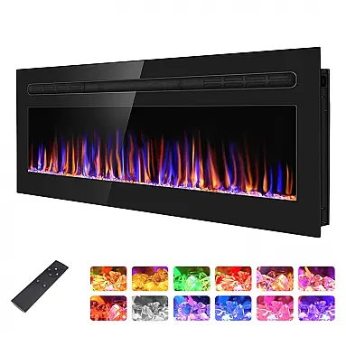Lareira Elétrica de Embutir A44x127L