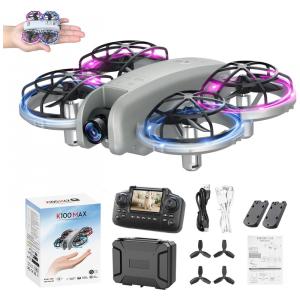 Mini Drone K100Max com Câmera para Crianças e Iniciantes, Helicóptero Pequeno para Uso Interno, SkylineExtend