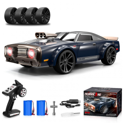 Carrinho de Controle Remoto, Escala 1:16 com Velocidade até 38 km/h, Luzes LED e Unidades de Baterias Recarregáveis, Desdoni Drift